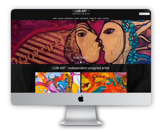 Lubi Art Cool Theme Example